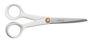 Olló 13 cm, FISKARS First 1005169, balkezes, iskolai, piros