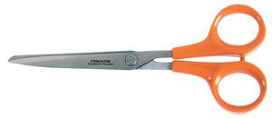 Olló 17 cm, FISKARS Classic, papírvágó, narancssárga