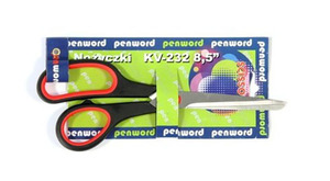 Oll&oacute; 22 cm, GRS, irodai, kerekhegyű, gumirozott fog&oacute;r&eacute;sszel