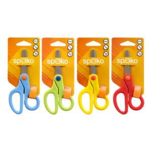 Oll&oacute; 13 cm, SPOKO 0533, aszimetrikus, sz&iacute;nes műanyag fog&oacute;r&eacute;sz