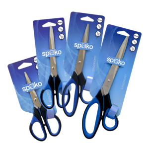 Oll&oacute; 15 cm, SPOKO 0535, szimmetrikus, gumis fog&oacute;r&eacute;sz, k&eacute;k-fekete