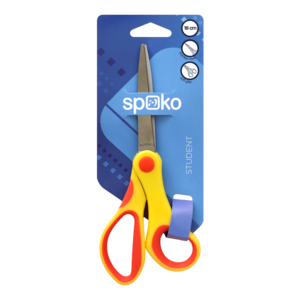 Oll&oacute; 18 cm, SPOKO 0532, aszimmetrikus, gumis fog&oacute;, vegyes sz&iacute;nű