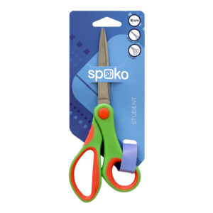 Oll&oacute; 18 cm, SPOKO 0532, aszimmetrikus, gumis fog&oacute;, vegyes sz&iacute;nű