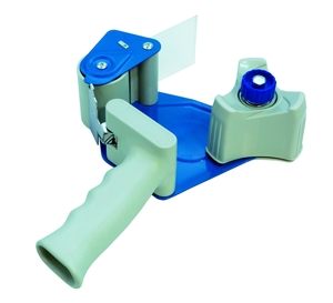 Csomagzáró gép 50 mm, DONAU ergonomikus fogórész, szürke-kék