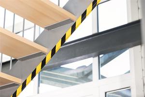 Élvédő profil, DURABLE E8, sárga-fekete