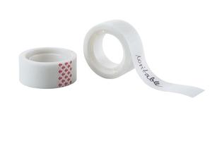 Ragasztószalag 18mm x 10m, LEITZ Wow, 2 db-os, írható, átlátszó