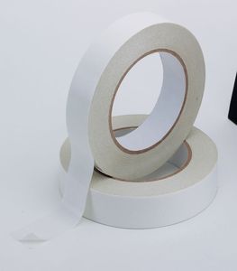 Ragasztószalag 24mm x 3m, Q-CONNECT KF17479, kétoldalas, fehér,