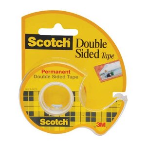 Ragasztószalag 12mm x 6,3m, 3M Scotch 136D adagolóval, kétoldalas