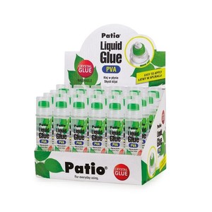 Ragaszt&oacute; 50 ml, PATIO, kenőfejes pap&iacute;rragaszt&oacute;