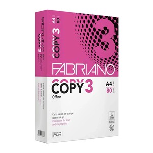 Másolópapír A4, 80 g, FABRIANO Copy 3, 500 lapos, fehér