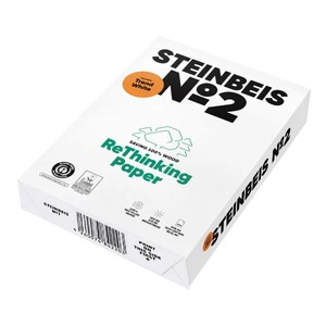 Másolópapír A4, 80g, STEINBEIS Nr2. W80, újrahasznosított, 500 lap