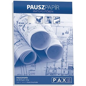 Pauszpapír A4, 10 lap, PAX, 90-95 g.