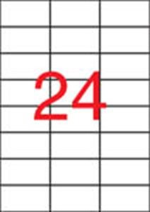 Etikett 70x37 mm, APLI, poliészter, magasfényű, 10 ív, átlátszó