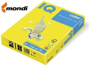 M&aacute;sol&oacute;pap&iacute;r A3, 80g, IQ Color CY39, 500 lap, intenz&iacute;v kan&aacute;ris&aacute;rga