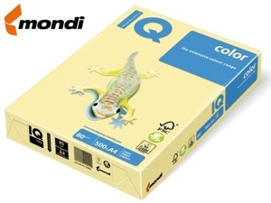 M&aacute;sol&oacute;pap&iacute;r A3, 80g, IQ Color YE23, 500 lap, pasztell vil&aacute;goss&aacute;rga