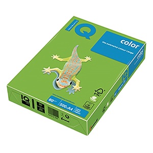 Másolópapír A4, 80g, IQ Color, intenzív, 500 lap, MA42 középzöld
