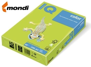M&aacute;sol&oacute;pap&iacute;r A4, 80g, IQ Color LG46, 500 lap, intenz&iacute;v olivaz&ouml;ld
