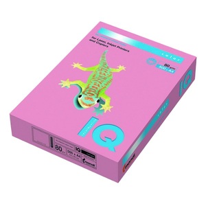 Másolópapír A4, 80g, IQ Color, pasztell, 500 lap, SA24 lazac