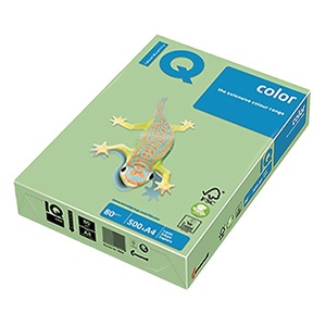Másolópapír A4, 80g, IQ Color, pasztell, 500 lap, MG28 középzöld