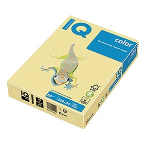 Másolópapír A4, 80g, IQ Color, pasztell, 500 lap, BE66 vanília
