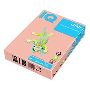 Másolópapír A4, 80g, IQ Color, pasztell, 500 lap, OPI74 flamingó