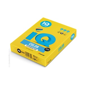 Másolópapír A4, 160g, IQ Color intenzív, 250 lap, IG50 élénksárga