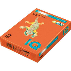 Másolópapír A4, 160g, IQ Color intenzív, 250 lap, OR43 narancs