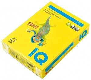 Másolópapír A4, 160g, IQ Color intenzív, 250 lap, CY39 kanárisárga