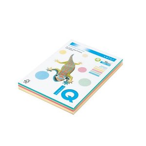 M&aacute;sol&oacute;pap&iacute;r A4, 80g, IQ Color, Rainbow-pack, pasztell MIX, 4x25 lap