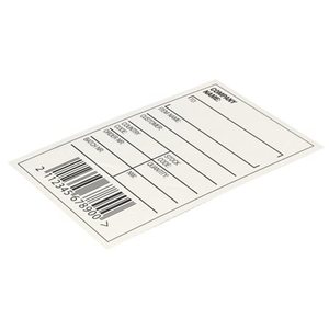 Etikettcímke 61x22 mm, LEITZ Icon, folyamatos, papír, öntapadó, fehér