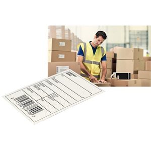 Etikettcímke 61x22 mm, LEITZ Icon, folyamatos, papír, öntapadó, fehér