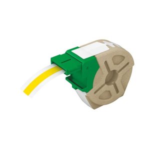 Etikettcímke 12x10mm, LEITZ Icon folyamatos, műanyag, öntapadó sárga