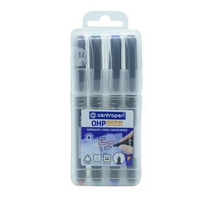 Alkoholos filc CENTROPEN 2636, F 0,6 mm, 4 db-os, 4 különböző szín