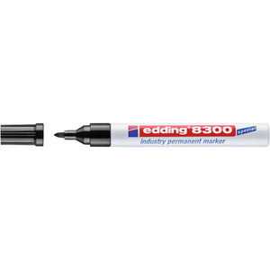 Alkoholos filc EDDING 8300, ipari, 1,5-3 mm, kúpos, fekete