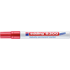 Alkoholos filc EDDING 8300, ipari, 1,5-3 mm, kúpos, piros