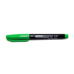Alkoholos filc LUXOR 100S Permanent Marker, 0,3 mm, zöld