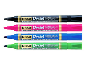 Alkoholos filc PENTEL N850-CE, kúpos, 1,5 mm, kék