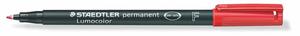 Alkoholos filc STAEDTLER Lumocolor 318, F 0,6 mm, piros