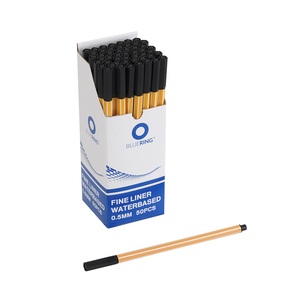 Filc 0,4 mm, GRS, kupakos, hatszögletű, vízbázisú, fekete