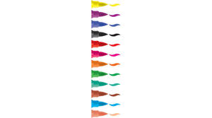 Filc LUXOR ColorBrush Marker, 12 db-os készlet, papír dobozban.