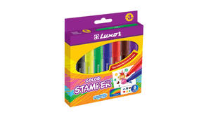 Filc LUXOR Color Stamper, 8 db-os készlet, nyomdás