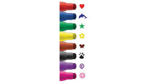 Filc LUXOR Color Stamper, 8 db-os készlet, nyomdás