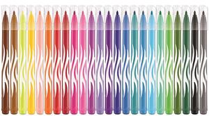 Filckészlet 24 db, MAPED Color`Peps Jungle, 2,8 mm, 24 szín