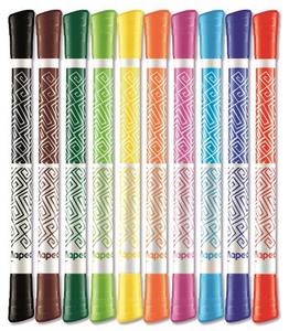 Filckészlet 10 db, MAPED Color`Peps Duo Tip, kétvégű, 10 szín