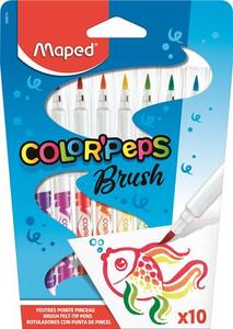 Filckészlet 10 db, MAPED Color Peps Brush, 2,8 mm, 10 szín