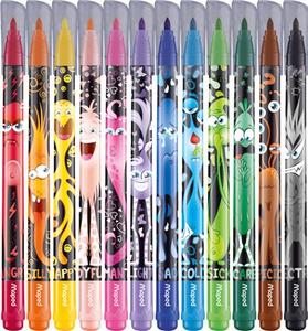 Filckészlet 12 db, MAPED Color Peps Monster, 2,8 mm, 12 szín
