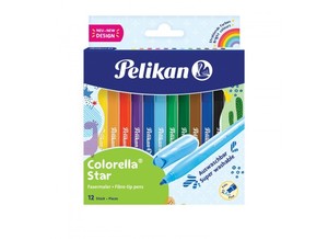 Filckészlet 12 db, PELIKAN Colorella Star C302, 12 különböző szín