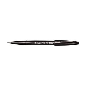 Ecsetfilc PENTEL SES15C-A, kalligrafikus hajlékony hegyű, fekete