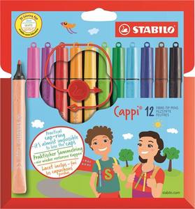 Filckészlet, STABILO Cappy, 1 mm, 12 db-os készlet
