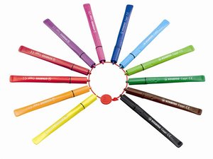 Filckészlet, STABILO Cappy, 1 mm, 12 db-os készlet